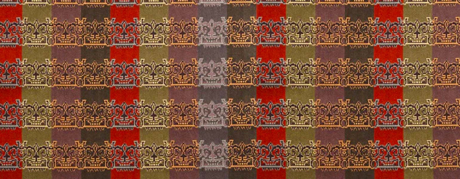 平和屋-こころ店■極上　龍村美術織物　半幅帯　獅噛文長斑錦　正絹　逸品　3kk1912