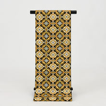 Load image into Gallery viewer, Fukuro-obi with Carved Diamond and Floral Motifs