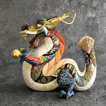 画像をギャラリービューアに読み込む, アートオブジェ anima「慶龍」by 龍村美術織物×幸一光