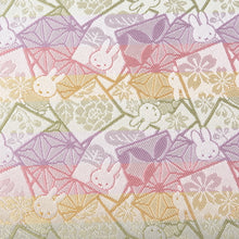 Load image into Gallery viewer, Tea Ceremony Bag "miffy HANA-KARUTA(lavender)"