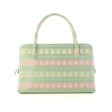 画像をギャラリービューアに読み込む, 茶席バッグ(大) ミッフィー段文(グリーン)