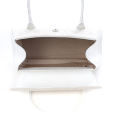 画像をギャラリービューアに読み込む, ハンドバッグ はんなり 葡萄唐草文錦 白小銀【WEB限定】