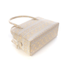 Load image into Gallery viewer, Tea ceremony bag (large), scaly-palm design with tiered cherry blossom pattern