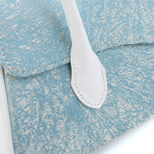 画像をギャラリービューアに読み込む, ハンドバッグ はんなり 菊もみ ブルー【WEB限定】