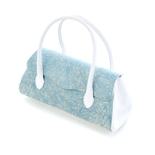 画像をギャラリービューアに読み込む, ハンドバッグ はんなり 菊もみ ブルー【WEB限定】