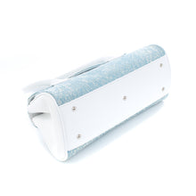 画像をギャラリービューアに読み込む, ハンドバッグ はんなり 菊もみ ブルー【WEB限定】