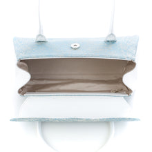画像をギャラリービューアに読み込む, ハンドバッグ はんなり 菊もみ ブルー【WEB限定】