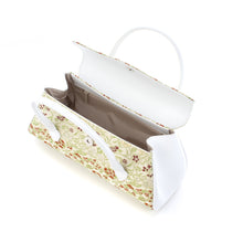 画像をギャラリービューアに読み込む, ハンドバッグ はんなり 早雲寺文台裂 銀【WEB限定】