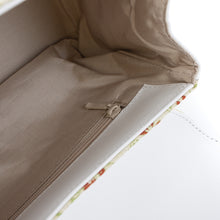 画像をギャラリービューアに読み込む, ハンドバッグ はんなり 早雲寺文台裂 銀【WEB限定】