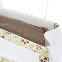 画像をギャラリービューアに読み込む, ハンドバッグ はんなり 早雲寺文台裂 銀【WEB限定】