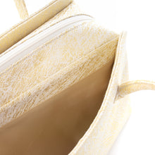 画像をギャラリービューアに読み込む, フォーマル草履バッグセット 菊もみ(白金)