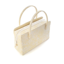 画像をギャラリービューアに読み込む, フォーマルバッグ 菊もみ(白金)