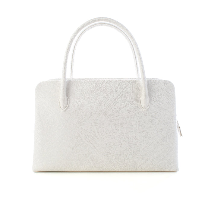 フォーマルバッグ 菊もみ（白銀） – 龍村美術織物公式オンラインショップ