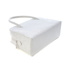 画像をギャラリービューアに読み込む, フォーマル草履バッグセット 菊もみ(白銀)