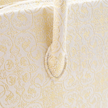 画像をギャラリービューアに読み込む, フォーマル草履バッグセット 葡萄唐草文錦(白小金)