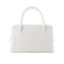 画像をギャラリービューアに読み込む, フォーマル草履バッグセット 葡萄唐草文錦(白小銀)