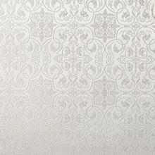 画像をギャラリービューアに読み込む, フォーマル草履バッグセット 葡萄唐草文錦(白小銀)