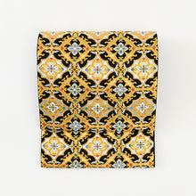 Load image into Gallery viewer, Fukuro-obi with Carved Diamond and Floral Motifs