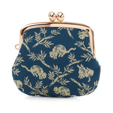 画像をギャラリービューアに読み込む, コイン入れ 竹林猫繋文錦