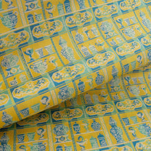 Load image into Gallery viewer, Dashi-fukusa Cloth (Tea-things) (KUSURI-DANA-NO HEBI)(The Snake on the Medicine Cabinet)(blue)