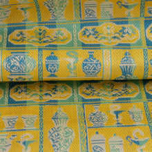 Load image into Gallery viewer, Dashi-fukusa Cloth (Tea-things) (KUSURI-DANA-NO HEBI)(The Snake on the Medicine Cabinet)(blue)