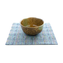 Load image into Gallery viewer, Dashi-fukusa Cloth (Tea-things) (KUSURI-DANA-NO HEBI)(The Snake on the Medicine Cabinet)(blue)