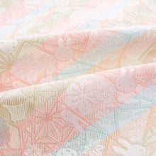 Load image into Gallery viewer, Dashi-bukusa Cloth "miffy HANA-KARUTA(champagne gold)"