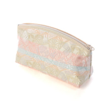 画像をギャラリービューアに読み込む, 半月ポーチ ミッフィー花かるた(シャンパンゴールド)