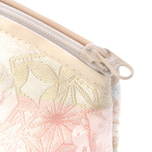 画像をギャラリービューアに読み込む, 半月ポーチ ミッフィー花かるた(シャンパンゴールド)