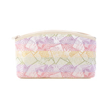 Load image into Gallery viewer, Half Moon Pouch "miffy HANA-KARUTA(lavender)"