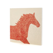 画像をギャラリービューアに読み込む, アートパネル 暁の馬