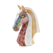 Load image into Gallery viewer, ART FABRIC OBJET anima horse "NIGHT" by Tatsumura Art Textile x Koikko