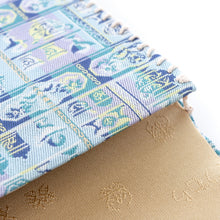 Load image into Gallery viewer, Kaishi Paper Container (Tea-things) (KUSURI-DANA-NO HEBI)(The Snake on the Medicine Cabinet)(blue)