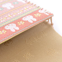 画像をギャラリービューアに読み込む, 懐紙入 ミッフィー段文(オレンジ)