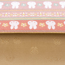 画像をギャラリービューアに読み込む, 懐紙入 ミッフィー段文(オレンジ)