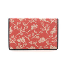 画像をギャラリービューアに読み込む, 縦型カードケース 竹林猫繋文錦