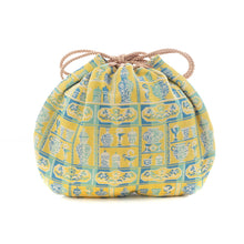 Load image into Gallery viewer, Small Pouch (KUSURI-DANA-NO HEBI)(The Snake on the Medicine Cabinet)(yellow)