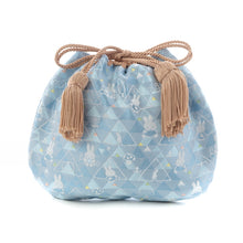 画像をギャラリービューアに読み込む, ミニ巾着 さんかくミッフィー(ブルー)