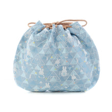 画像をギャラリービューアに読み込む, ミニ巾着 さんかくミッフィー(ブルー)