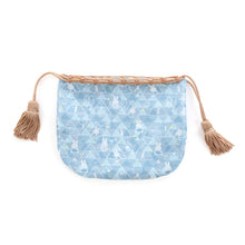 画像をギャラリービューアに読み込む, ミニ巾着 さんかくミッフィー(ブルー)