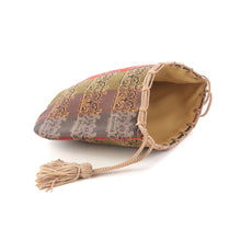 画像をギャラリービューアに読み込む, ミニ巾着 獅噛文長斑錦