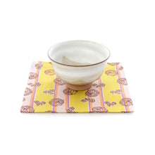 Load image into Gallery viewer, Ko-bukusa Cloth (Tea-things) (Sarasa Un-ryu-mon_yellow)