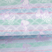 画像をギャラリービューアに読み込む, 古帛紗 スヌーピーと宝さがし(ブルー)