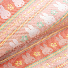 画像をギャラリービューアに読み込む, 古帛紗 ミッフィー段文(オレンジ)