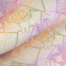 画像をギャラリービューアに読み込む, 古帛紗 ミッフィー花かるた(ラベンダー)