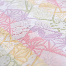 画像をギャラリービューアに読み込む, 古帛紗 ミッフィー花かるた(ラベンダー)