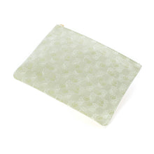 画像をギャラリービューアに読み込む, フラットポーチ(大) むこうむきミッフィー(グリーン)