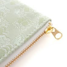 画像をギャラリービューアに読み込む, フラットポーチ(大) むこうむきミッフィー(グリーン)