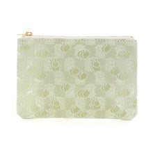 画像をギャラリービューアに読み込む, フラットポーチ(小) むこうむきミッフィー(グリーン)