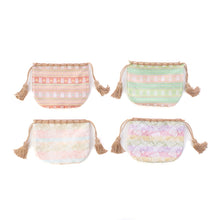 画像をギャラリービューアに読み込む, ミニ巾着 ミッフィー段文(オレンジ)